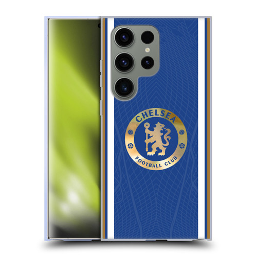 Chelsea Football Club 2023/24 Kit Home Soft Gel Case for Samsung Galaxy S24 Ultra 5G