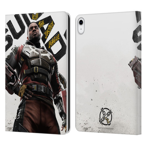 Suicide Squad: Kill The Justice League Key Art Deadshot Leather Book Wallet Case Cover For Apple iPad 10.9 (2022)