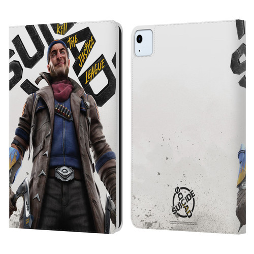 Suicide Squad: Kill The Justice League Key Art Captain Boomerang Leather Book Wallet Case Cover For Apple iPad Air 2020 / 2022