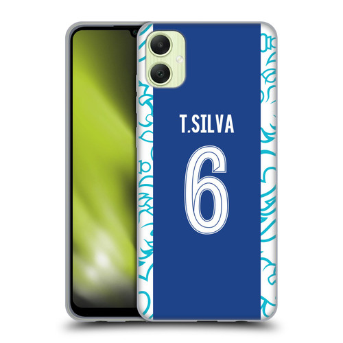 Chelsea Football Club 2022/23 Players Home Kit Thiago Silva Soft Gel Case for Samsung Galaxy A05