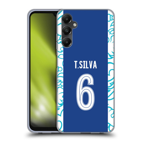 Chelsea Football Club 2022/23 Players Home Kit Thiago Silva Soft Gel Case for Samsung Galaxy A05s