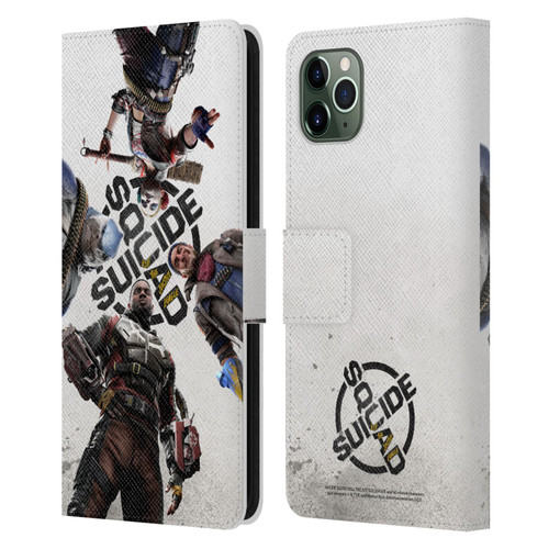 Suicide Squad: Kill The Justice League Key Art Poster Leather Book Wallet Case Cover For Apple iPhone 11 Pro Max