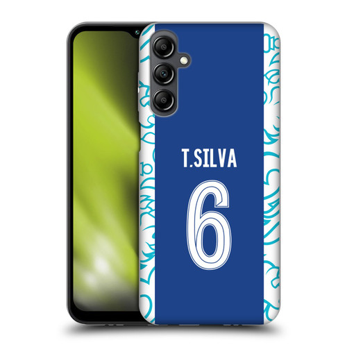 Chelsea Football Club 2022/23 Players Home Kit Thiago Silva Soft Gel Case for Samsung Galaxy M14 5G