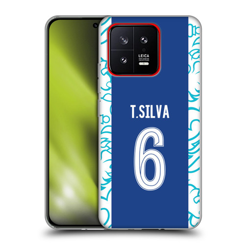 Chelsea Football Club 2022/23 Players Home Kit Thiago Silva Soft Gel Case for Xiaomi 13 5G