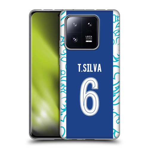 Chelsea Football Club 2022/23 Players Home Kit Thiago Silva Soft Gel Case for Xiaomi 13 Pro 5G