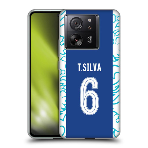 Chelsea Football Club 2022/23 Players Home Kit Thiago Silva Soft Gel Case for Xiaomi 13T 5G / 13T Pro 5G