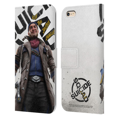 Suicide Squad: Kill The Justice League Key Art Captain Boomerang Leather Book Wallet Case Cover For Apple iPhone 6 Plus / iPhone 6s Plus