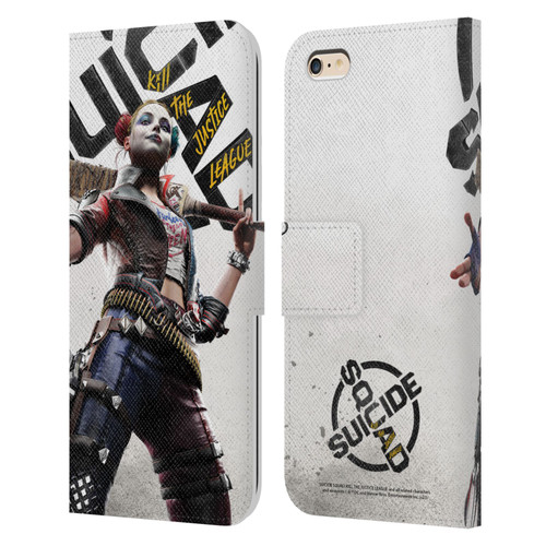 Suicide Squad: Kill The Justice League Key Art Harley Quinn Leather Book Wallet Case Cover For Apple iPhone 6 Plus / iPhone 6s Plus