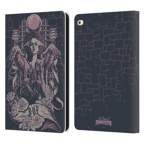 Universal Monsters The Bride Of Frankenstein B.O.F Leather Book Wallet Case Cover For Apple iPad Air 2 (2014)