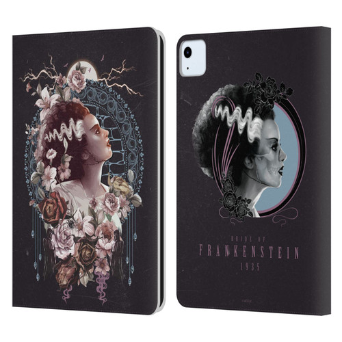 Universal Monsters The Bride Of Frankenstein Portrait Leather Book Wallet Case Cover For Apple iPad Air 2020 / 2022