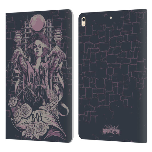 Universal Monsters The Bride Of Frankenstein B.O.F Leather Book Wallet Case Cover For Apple iPad Pro 10.5 (2017)