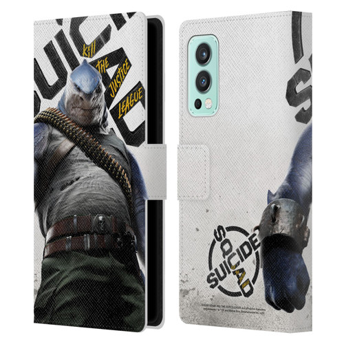 Suicide Squad: Kill The Justice League Key Art King Shark Leather Book Wallet Case Cover For OnePlus Nord 2 5G