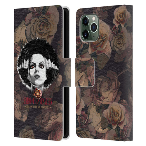 Universal Monsters The Bride Of Frankenstein World Of Gods And Monsters Leather Book Wallet Case Cover For Apple iPhone 11 Pro