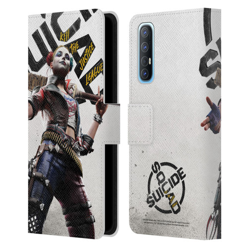 Suicide Squad: Kill The Justice League Key Art Harley Quinn Leather Book Wallet Case Cover For OPPO Find X2 Neo 5G