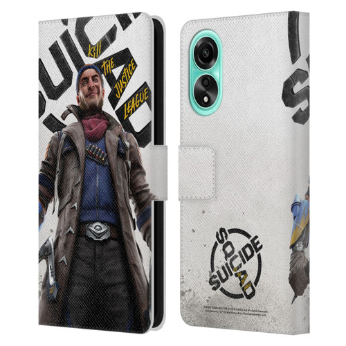 Suicide Squad: Kill The Justice League Key Art Captain Boomerang Leather Book Wallet Case Cover For OPPO A78 4G