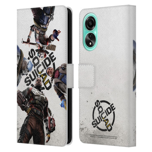 Suicide Squad: Kill The Justice League Key Art Poster Leather Book Wallet Case Cover For OPPO A78 4G