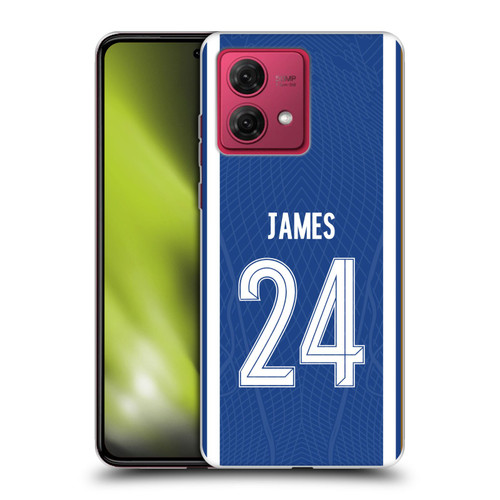 Chelsea Football Club 2023/24 Players Home Kit Reece James Soft Gel Case for Motorola Moto G84 5G