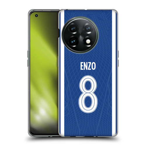 Chelsea Football Club 2023/24 Players Home Kit Enzo Fernández Soft Gel Case for OnePlus 11 5G