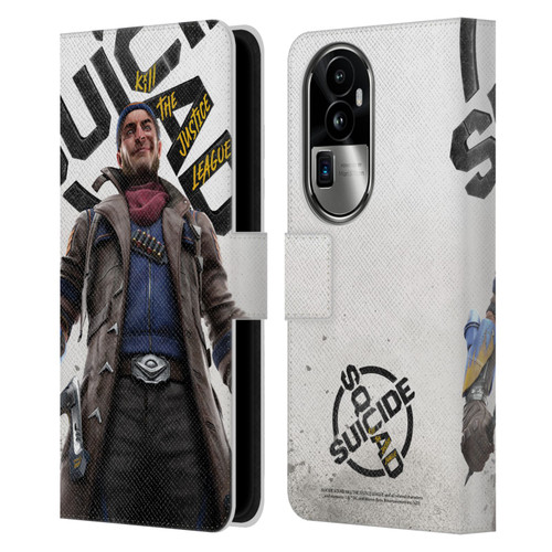 Suicide Squad: Kill The Justice League Key Art Captain Boomerang Leather Book Wallet Case Cover For OPPO Reno10 Pro+