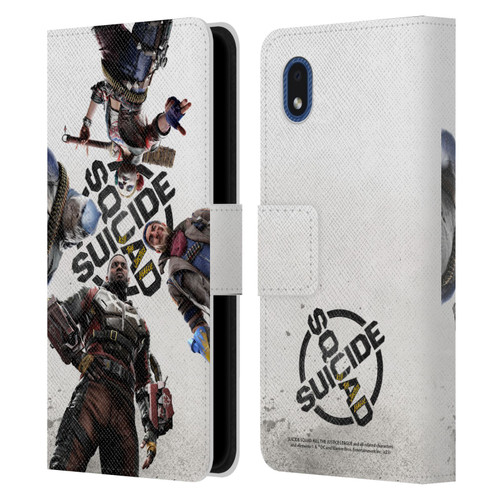 Suicide Squad: Kill The Justice League Key Art Poster Leather Book Wallet Case Cover For Samsung Galaxy A01 Core (2020)