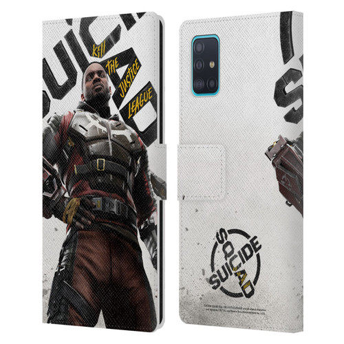 Suicide Squad: Kill The Justice League Key Art Deadshot Leather Book Wallet Case Cover For Samsung Galaxy A51 (2019)