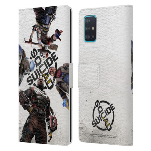 Suicide Squad: Kill The Justice League Key Art Poster Leather Book Wallet Case Cover For Samsung Galaxy A51 (2019)