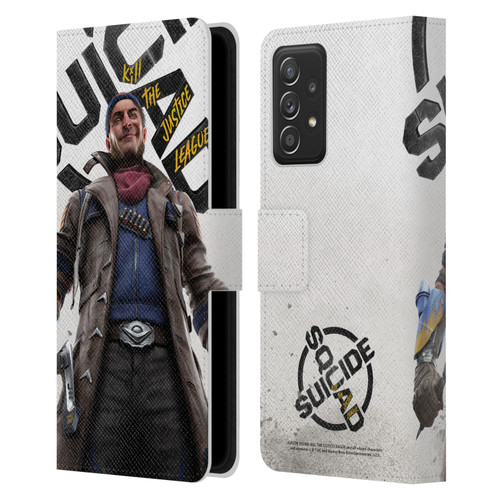 Suicide Squad: Kill The Justice League Key Art Captain Boomerang Leather Book Wallet Case Cover For Samsung Galaxy A52 / A52s / 5G (2021)