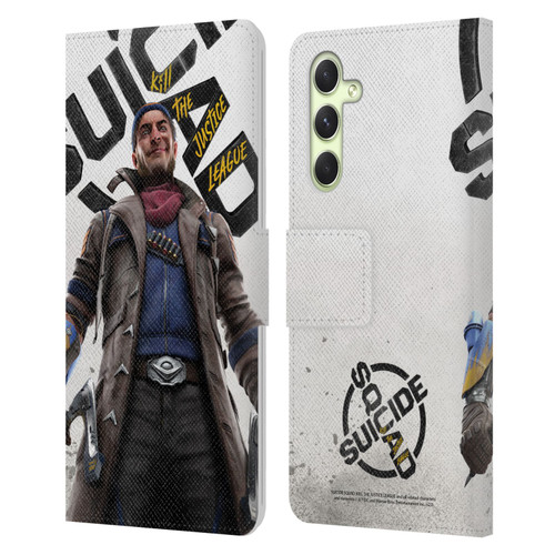 Suicide Squad: Kill The Justice League Key Art Captain Boomerang Leather Book Wallet Case Cover For Samsung Galaxy A54 5G