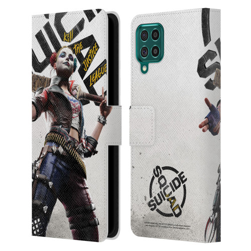 Suicide Squad: Kill The Justice League Key Art Harley Quinn Leather Book Wallet Case Cover For Samsung Galaxy F62 (2021)