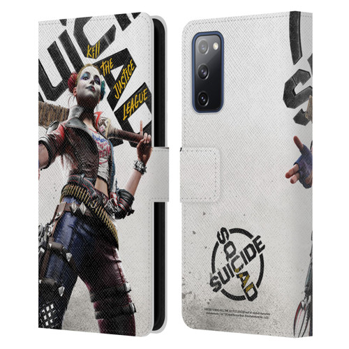 Suicide Squad: Kill The Justice League Key Art Harley Quinn Leather Book Wallet Case Cover For Samsung Galaxy S20 FE / 5G