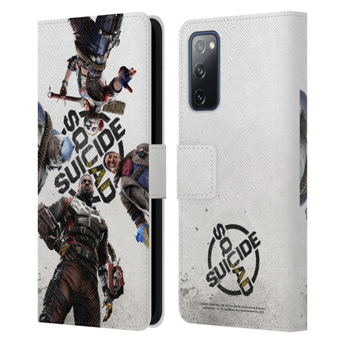 Suicide Squad: Kill The Justice League Key Art Poster Leather Book Wallet Case Cover For Samsung Galaxy S20 FE / 5G