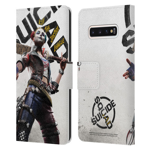 Suicide Squad: Kill The Justice League Key Art Harley Quinn Leather Book Wallet Case Cover For Samsung Galaxy S10