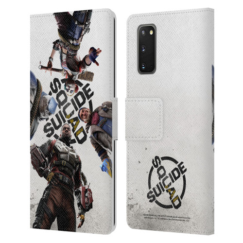 Suicide Squad: Kill The Justice League Key Art Poster Leather Book Wallet Case Cover For Samsung Galaxy S20 / S20 5G