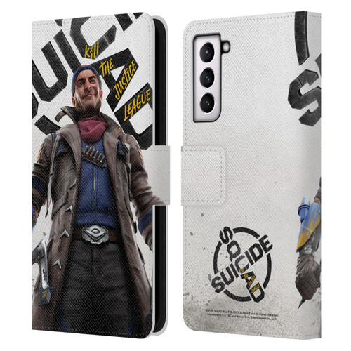 Suicide Squad: Kill The Justice League Key Art Captain Boomerang Leather Book Wallet Case Cover For Samsung Galaxy S21 5G