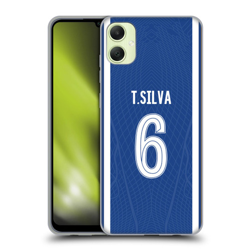 Chelsea Football Club 2023/24 Players Home Kit Thiago Silva Soft Gel Case for Samsung Galaxy A05