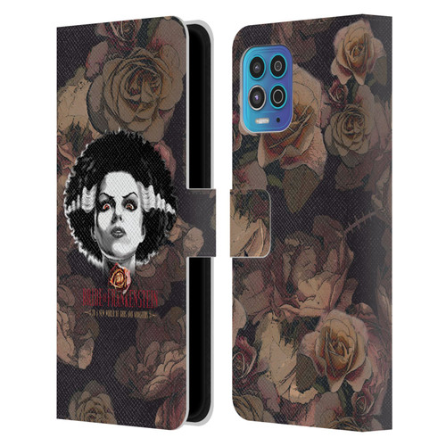 Universal Monsters The Bride Of Frankenstein World Of Gods And Monsters Leather Book Wallet Case Cover For Motorola Moto G100