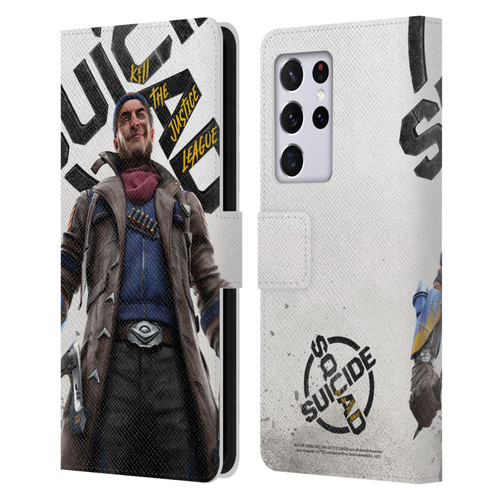 Suicide Squad: Kill The Justice League Key Art Captain Boomerang Leather Book Wallet Case Cover For Samsung Galaxy S21 Ultra 5G