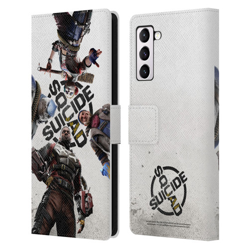 Suicide Squad: Kill The Justice League Key Art Poster Leather Book Wallet Case Cover For Samsung Galaxy S21+ 5G