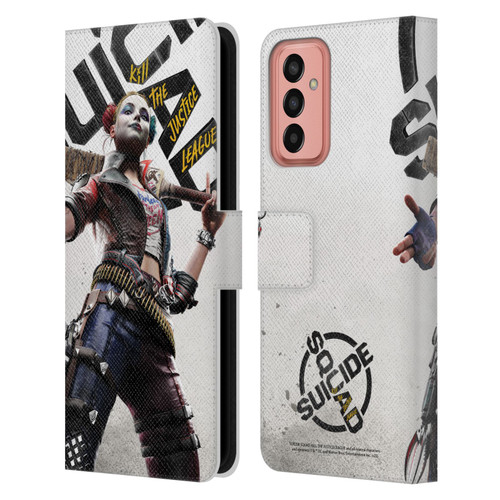 Suicide Squad: Kill The Justice League Key Art Harley Quinn Leather Book Wallet Case Cover For Samsung Galaxy M13 (2022)
