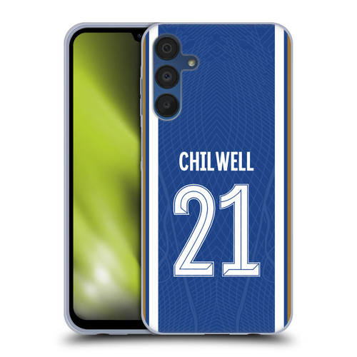 Chelsea Football Club 2023/24 Players Home Kit Ben Chilwell Soft Gel Case for Samsung Galaxy A15