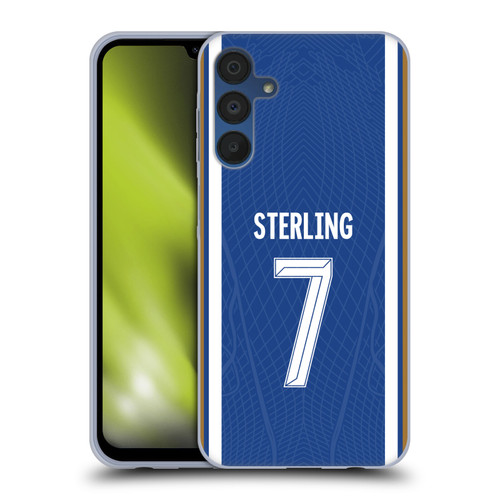 Chelsea Football Club 2023/24 Players Home Kit Raheem Sterling Soft Gel Case for Samsung Galaxy A15