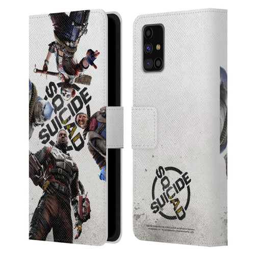 Suicide Squad: Kill The Justice League Key Art Poster Leather Book Wallet Case Cover For Samsung Galaxy M31s (2020)