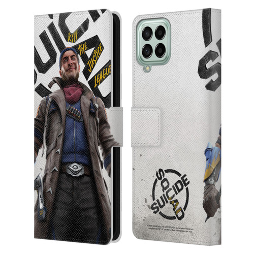 Suicide Squad: Kill The Justice League Key Art Captain Boomerang Leather Book Wallet Case Cover For Samsung Galaxy M33 (2022)