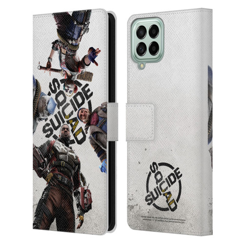 Suicide Squad: Kill The Justice League Key Art Poster Leather Book Wallet Case Cover For Samsung Galaxy M33 (2022)