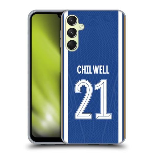 Chelsea Football Club 2023/24 Players Home Kit Ben Chilwell Soft Gel Case for Samsung Galaxy A24 4G / M34 5G