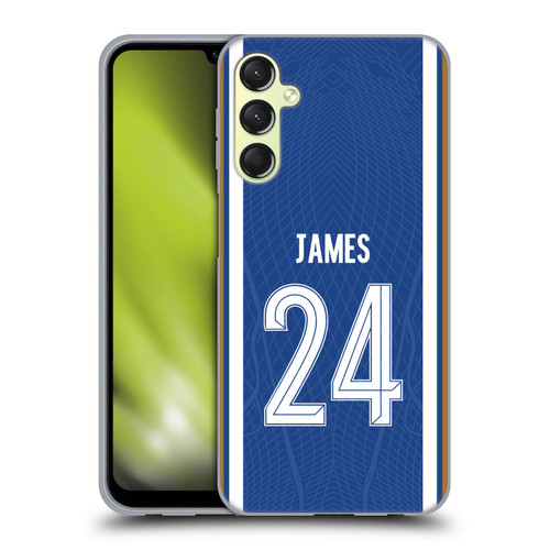 Chelsea Football Club 2023/24 Players Home Kit Reece James Soft Gel Case for Samsung Galaxy A24 4G / M34 5G