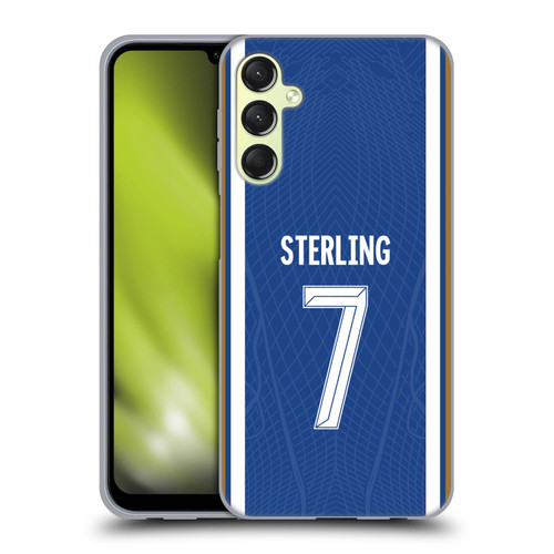 Chelsea Football Club 2023/24 Players Home Kit Raheem Sterling Soft Gel Case for Samsung Galaxy A24 4G / M34 5G