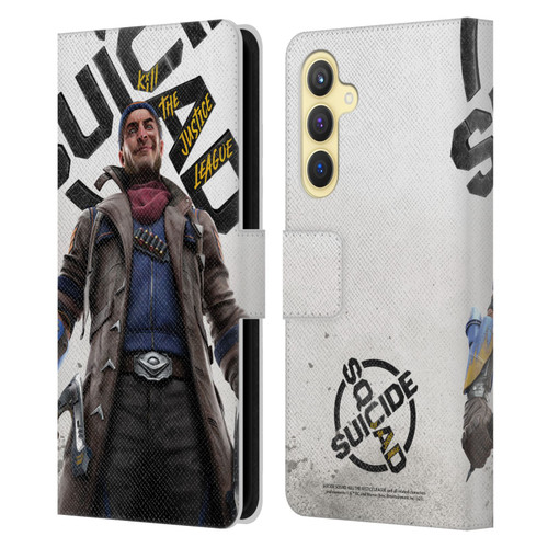 Suicide Squad: Kill The Justice League Key Art Captain Boomerang Leather Book Wallet Case Cover For Samsung Galaxy S23 FE 5G