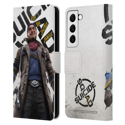 Suicide Squad: Kill The Justice League Key Art Captain Boomerang Leather Book Wallet Case Cover For Samsung Galaxy S22 5G