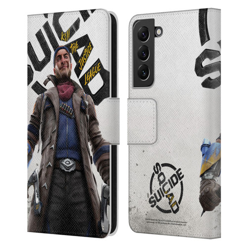 Suicide Squad: Kill The Justice League Key Art Captain Boomerang Leather Book Wallet Case Cover For Samsung Galaxy S22+ 5G